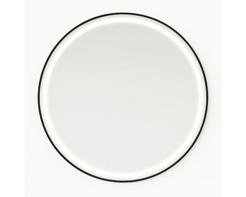 Rund spegel med ram