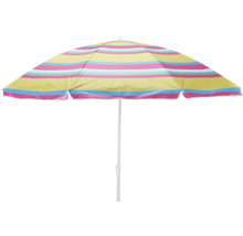 Strandparasoll med randigt mönster