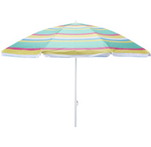 Strandparasoll med randigt mönster