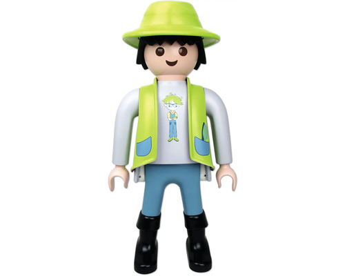 Playmobil figur med hatt och väst