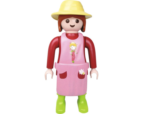Playmobil leksaksfigur med hatt och förkläde