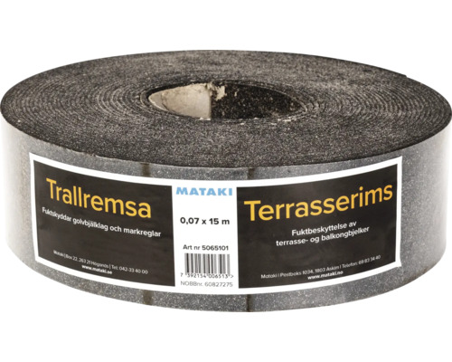 Mataki terrassremsa, 0,07 x 15 meter, för skydd mot fukt