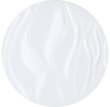 Runt, slätt föremål med vågig yta