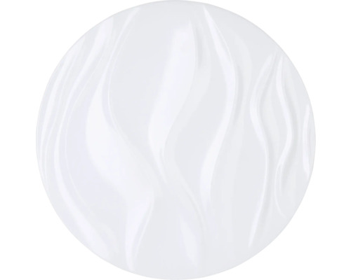 Runt, slätt föremål med vågig yta