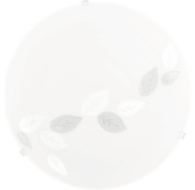 Taklampa med bladmönster