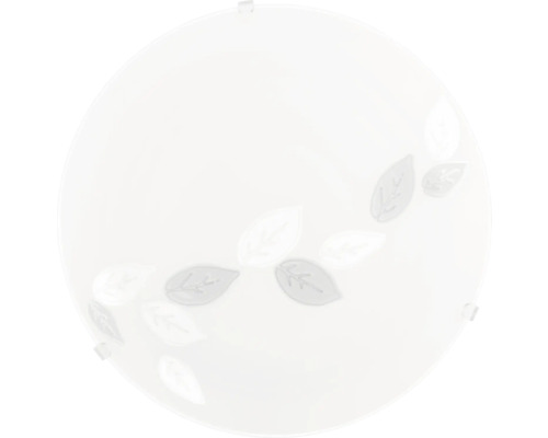 Taklampa med bladmönster