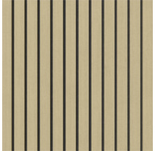 Träpanel med ribbstruktur för vägg och tak