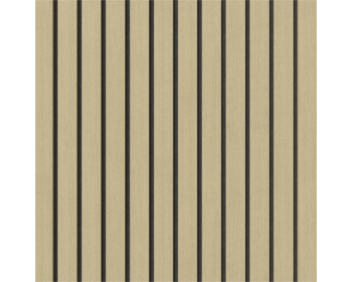 Träpanel med ribbstruktur för vägg och tak