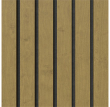 Träpaneler med vertikala accenter för väggdekoration