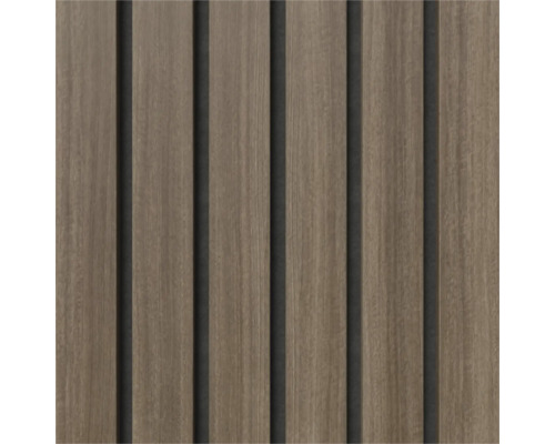 Träpaneler med vertikala lameller