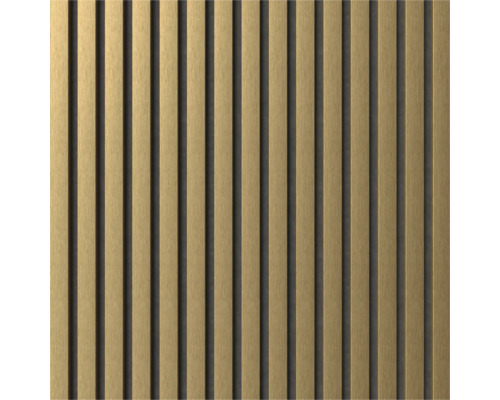 Panelvägg med trälameller