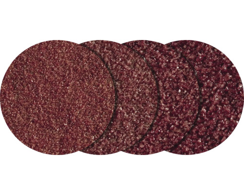 Sandpapper, rund, detaljvy