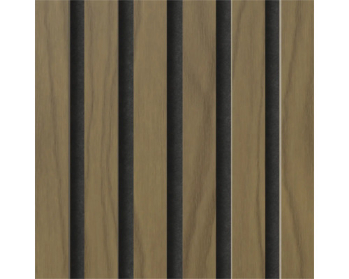 Träpanel med akustisk filt för vägg- och takdesign