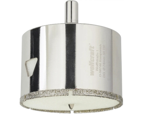 Wolfcraft diamant hålsåg, diameter 74 millimeter