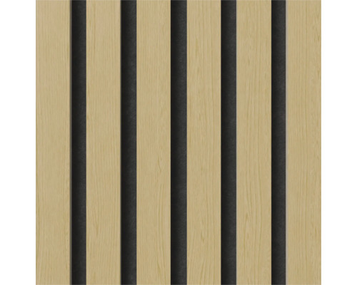 Träpanel med vertikala lameller för väggdekoration