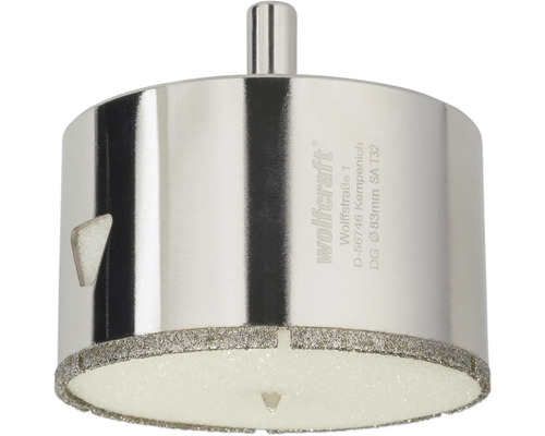 Wolfcraft hålsåg för kakel med en diameter på 83 millimeter