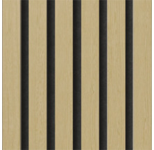 Träpaneler med mörka fogar för väggdekoration