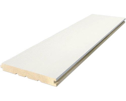 Vitlackerad faspanel av trä