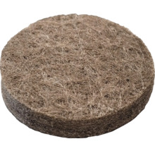 Rund möbelglidare av filt