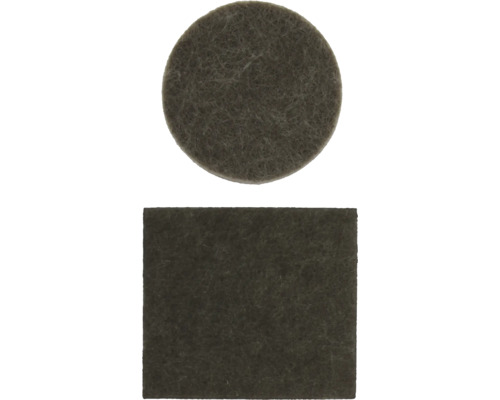 Filtdynor i rund och rektangulär form