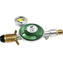 Gasoltrycksregulator med manometer för gasoltrycksreglering