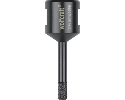 Wolfcraft diamantborrkrona, 6 mm diameter