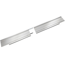 Tvådelad styrskena av aluminium för precisa snitt inklusive skarvstycken