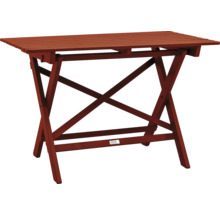 Fällbart trädgårdsbord i trä