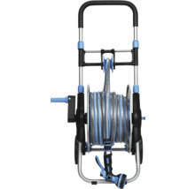 Slangvagn med slang och sprutpistol