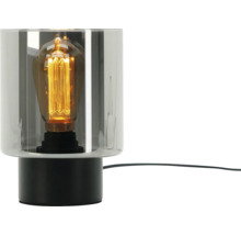 Bordslampa med glaskropp och Edison-glödlampa