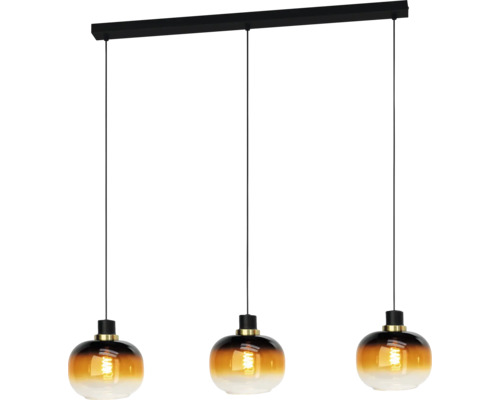 Pendellampa med tre glaskulor