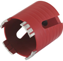 Diamantborrkrona med segmenterad skärkant.