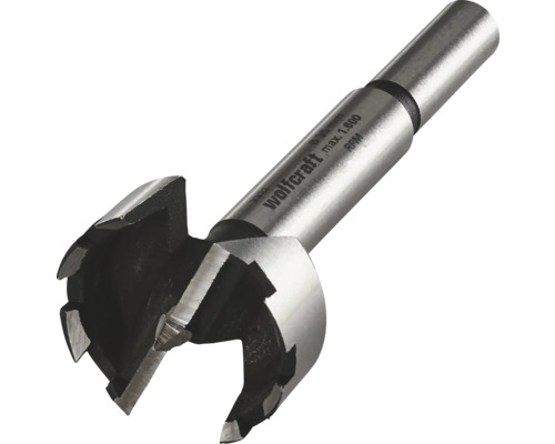 Wolfcraft kvistborr av stål för trä med en diameter på 35 millimeter.