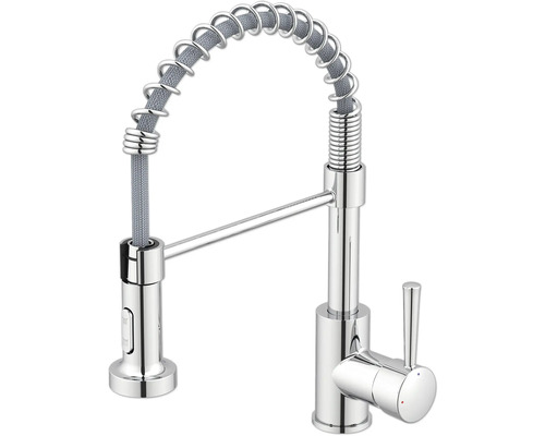 Köksblandare med flexibel pip