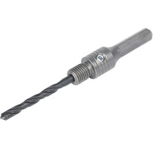 Borrmaskin med metallskena