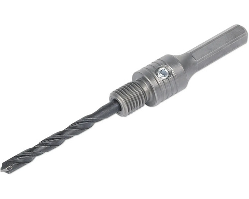 Borrmaskin med metallskena