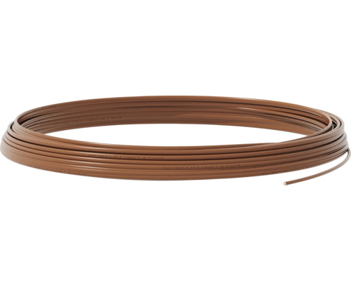 Brun elkabel i en spole