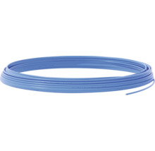 Ring av blått elinstallationsrör