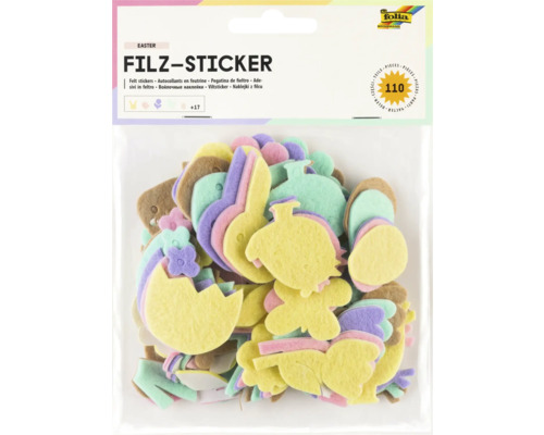Filtdekalset med påskmotiv, 110 stycken