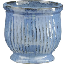 Blå keramisk blomkruka för inomhus- och utomhusbruk