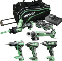 HiKOKI verktygssats med väska, batterier och laddare