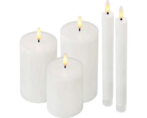 Dekorativa LED-ljus, set om fem stycken