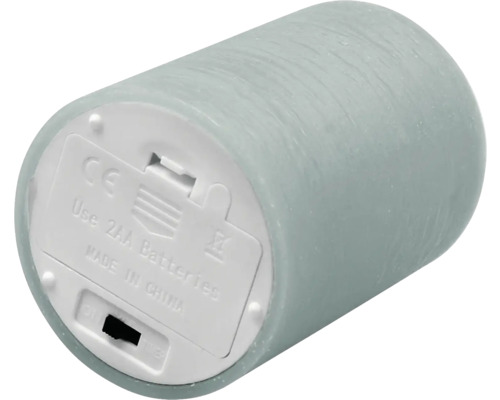 Dekorativt LED-ljus med batterifack på undersidan