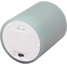 Dekorativt LED-ljus av vax, drivs med två AA-batterier