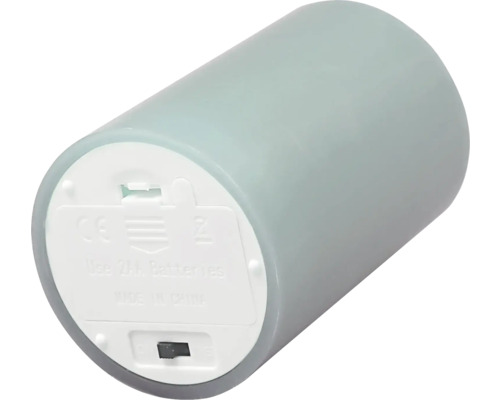 Dekorativt LED-ljus med batterifack och strömbrytare