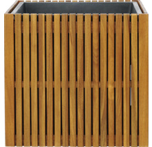 Blomlåda av träribbor