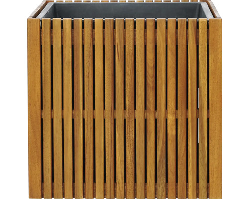 Blomlåda av träribbor