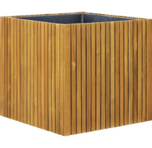 Fyrkantig blomlåda av trä