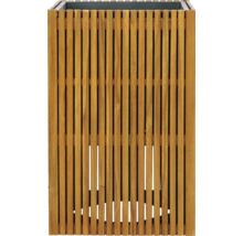 Blomlåda av träribbor