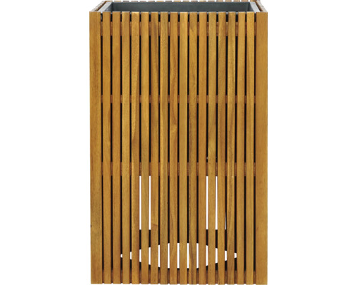 Blomlåda av träribbor